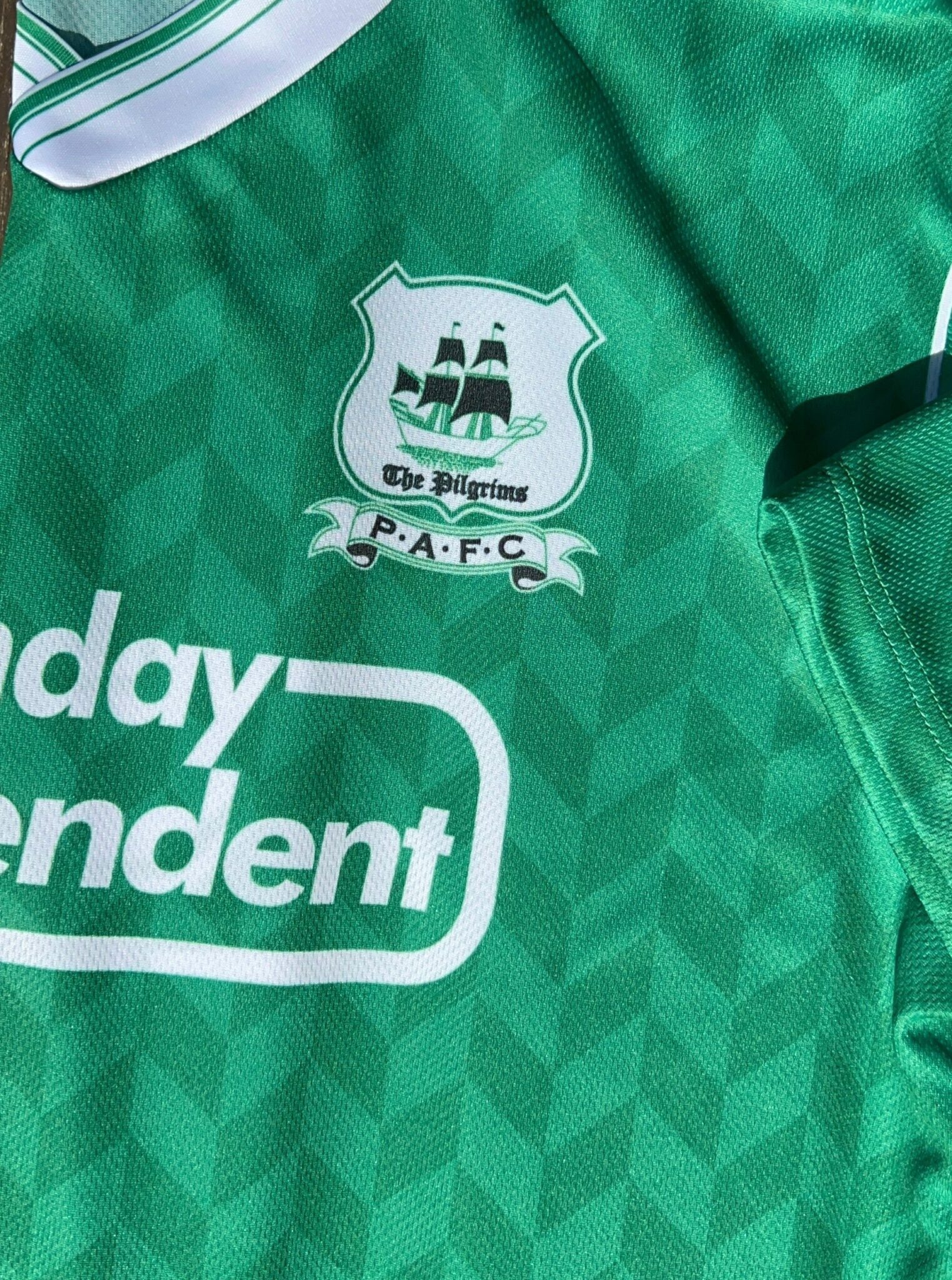 Plymouth Argyle Home Football Shirt 1987/1990 Retro Jersey Soccer England - Sport Club Memories