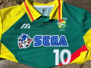 JEF United Ichihara Football Jersey 1993/1994 Retro #10 Littbarski Japan Vintage Shirt "SEGA" - Sport Club Memories