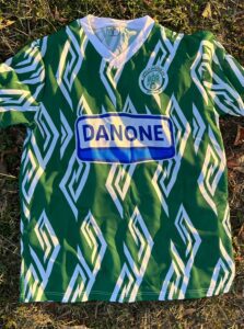 Raja Casablanca Football Jersey 1995/1996 : "Green Eagles" Morocco نادي الرجاء الرياضي - Sport Club Memories