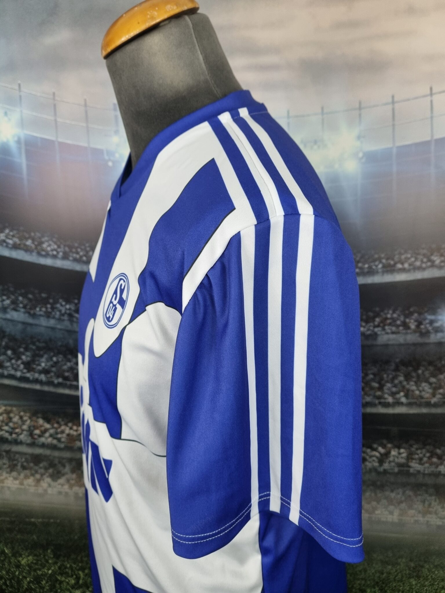 FC Schalke 04 Home Trikot 1991/1993 "Ractiv" Retro Jersey Football Shirt Germany Away - Sport Club Memories