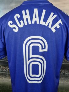 FC Schalke 04 Home Trikot 1991/1993 "Ractiv" Retro Jersey Football Shirt Germany Away - Sport Club Memories