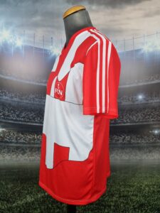 1.FC Nürnberg Home Trikot 1991/1992 Vintage Football Jersey #11 Dieter Eckstein Retro Shirt - Sport Club Memories