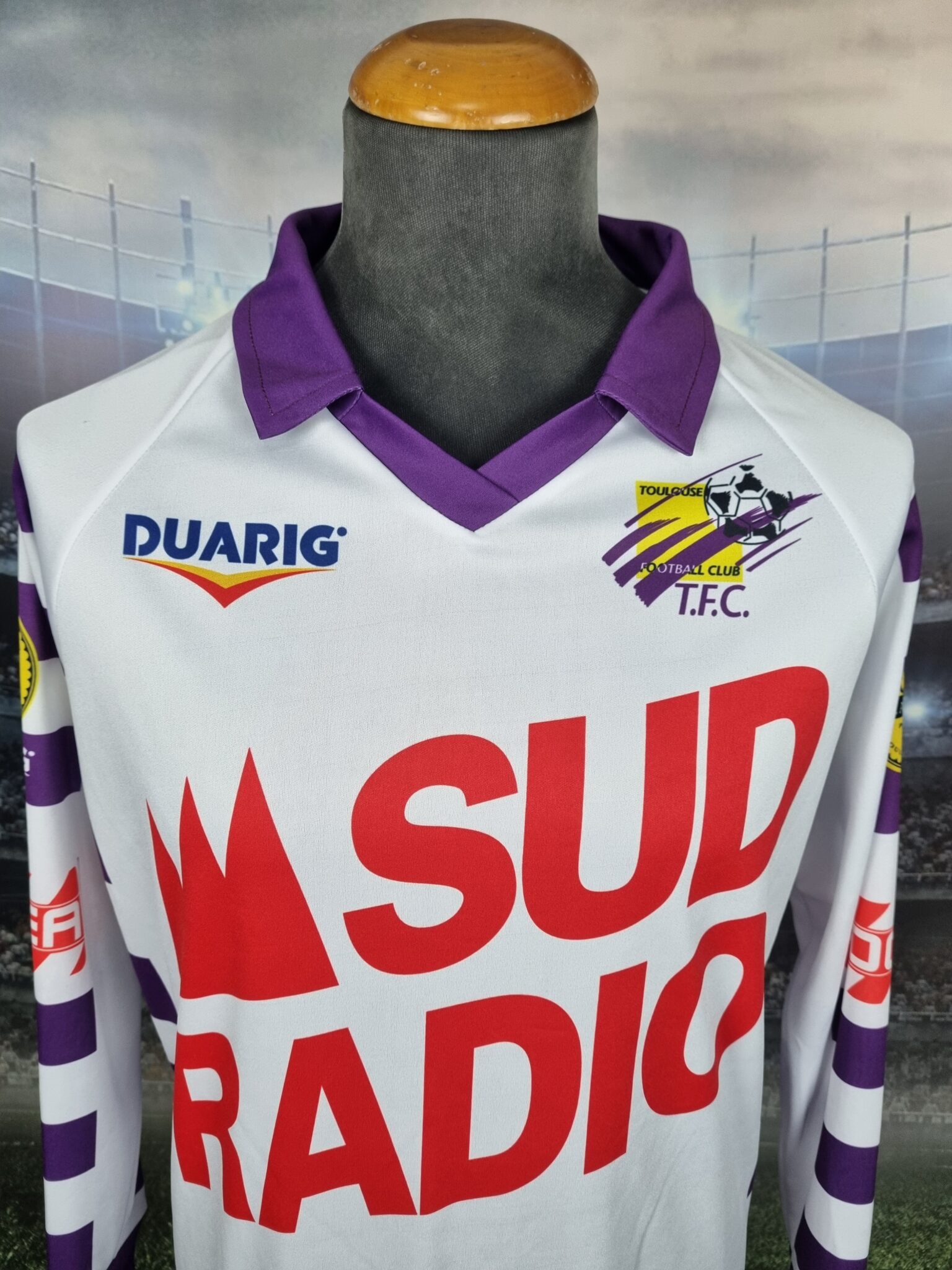 FC Toulouse Football Shirt 1992/1992 Home TFC Retro Maillot Vintage Jersey France - Sport Club Memories