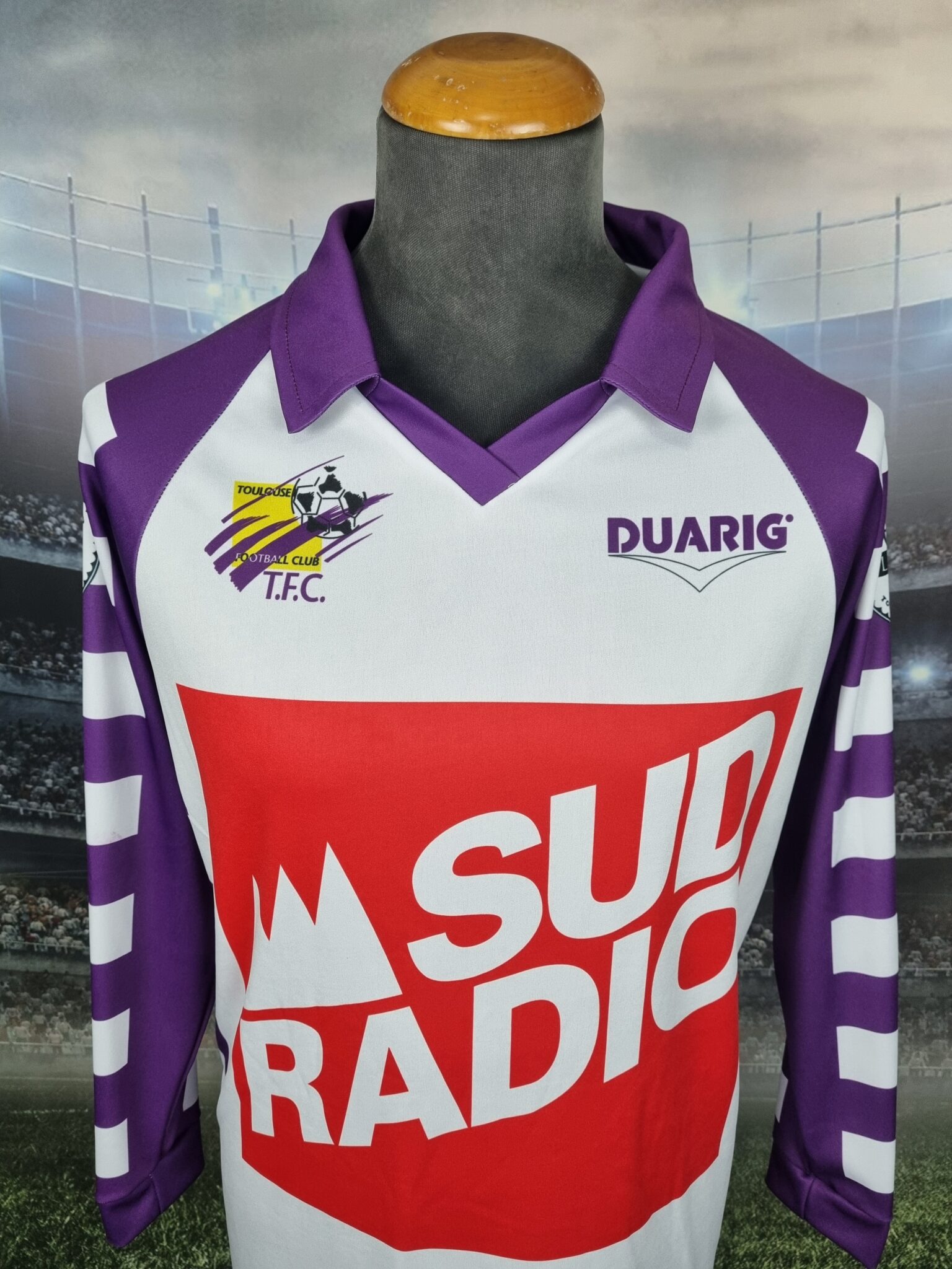 FC Toulouse Football Shirt 1992/1993 Home TFC Retro Maillot Vintage Jersey France - Sport Club Memories