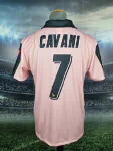 Palermo Calcio Home Maglia 2008/2009 #7 Cavani Retro Shirt Vintage Jersey Italy - Sport Club Memories