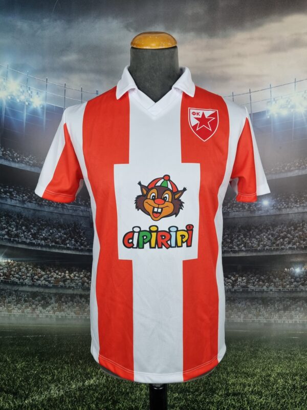 FK Crvena Zvezda Dres Football Jersey Cipiripi Red Star Belgrade Serbia Retro Shirt - Sport Club Memories