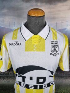 Beitar Jerusalem Football Shirt 1996/1997 Israel Retro Jersey Vintage Eli Ohana #11 Yellow ביתר ירושלים - Sport Club Memories