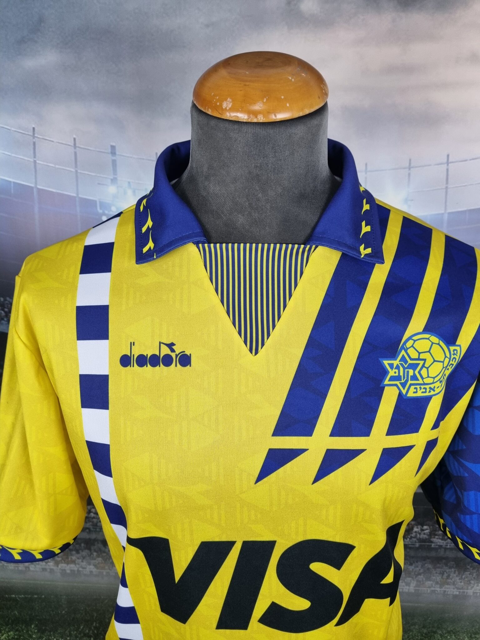Maccabi Tel Aviv Football Shirt 1993/1994 Special Edition Jersey #10 Zohar Retro Vintage - Sport Club Memories