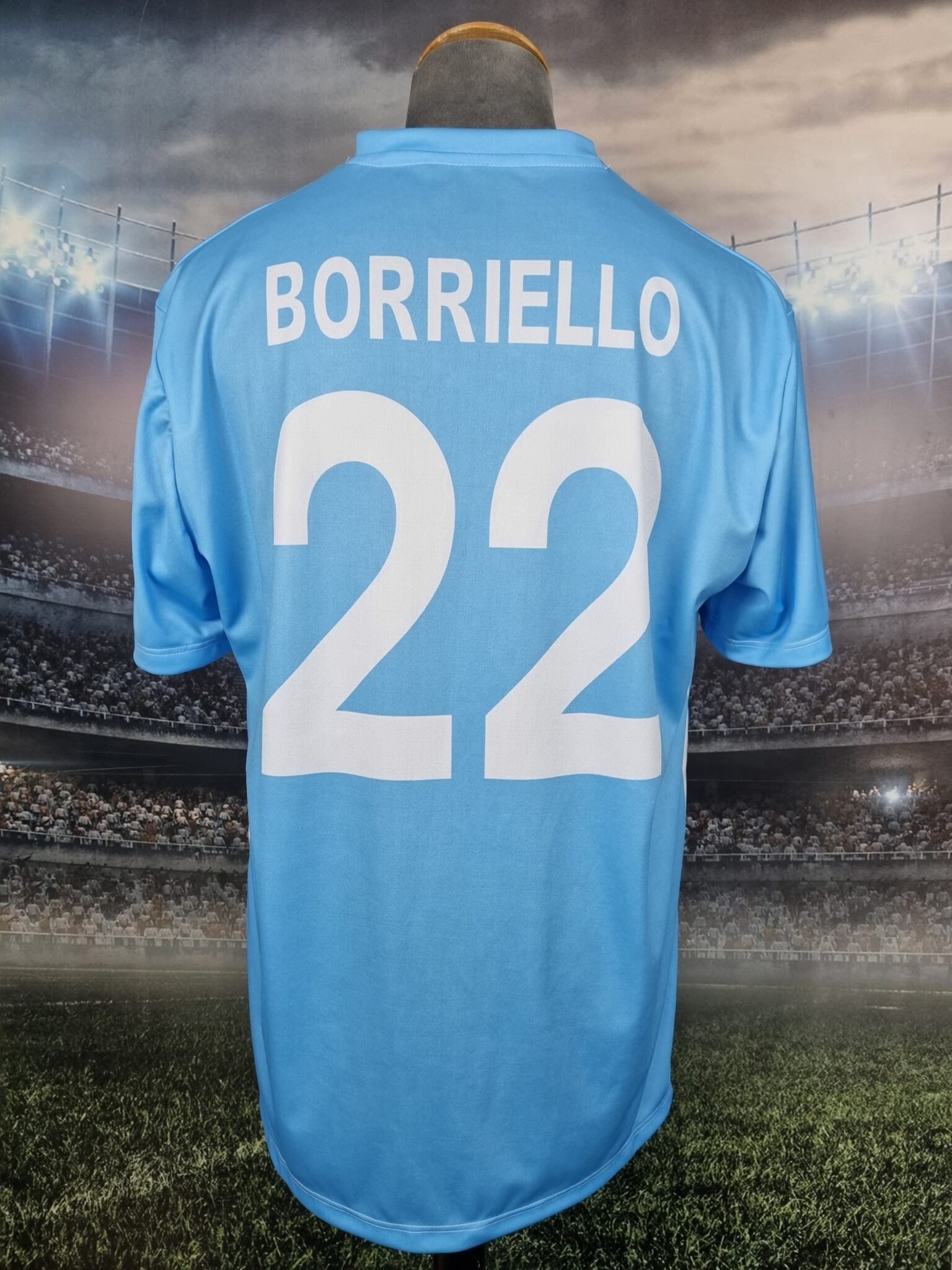 Unión Deportiva Ibiza Home Football Jersey 2018/2019 Camiseta Spain Borriello #22 Shirt - Sport Club Memories