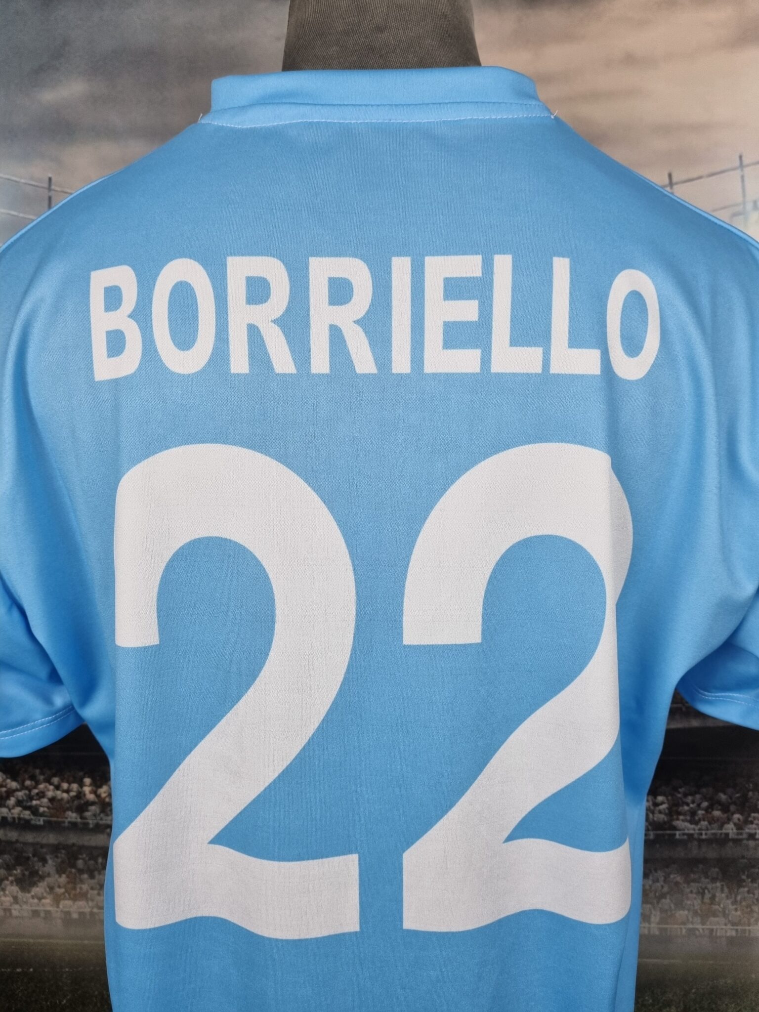 Unión Deportiva Ibiza Home Football Jersey 2018/2019 Camiseta Spain Borriello #22 Shirt - Sport Club Memories