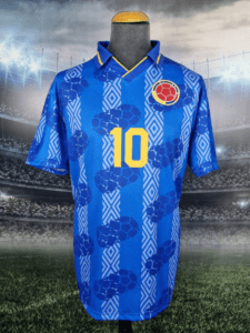 Colombia National Team 1994 Away Shirt Vintage Jersey Retro World Cup - Sport Club Memories