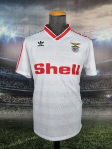 SL Benfica Football Jersey 1986/1987 Away Retro Shirt Portugal Camiseta - Sport Club Memories