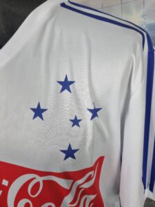 Cruzeiro Football Jersey 1987/1988 White Coca Cola Soccer Camiseta Retro Shirt - Sport Club Memories