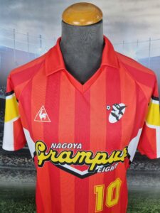 Nagoya Grampus Eight 1992/1994 Home Football Shirt Lineker #10 Japan England Soccer Jersey - Sport Club Memories