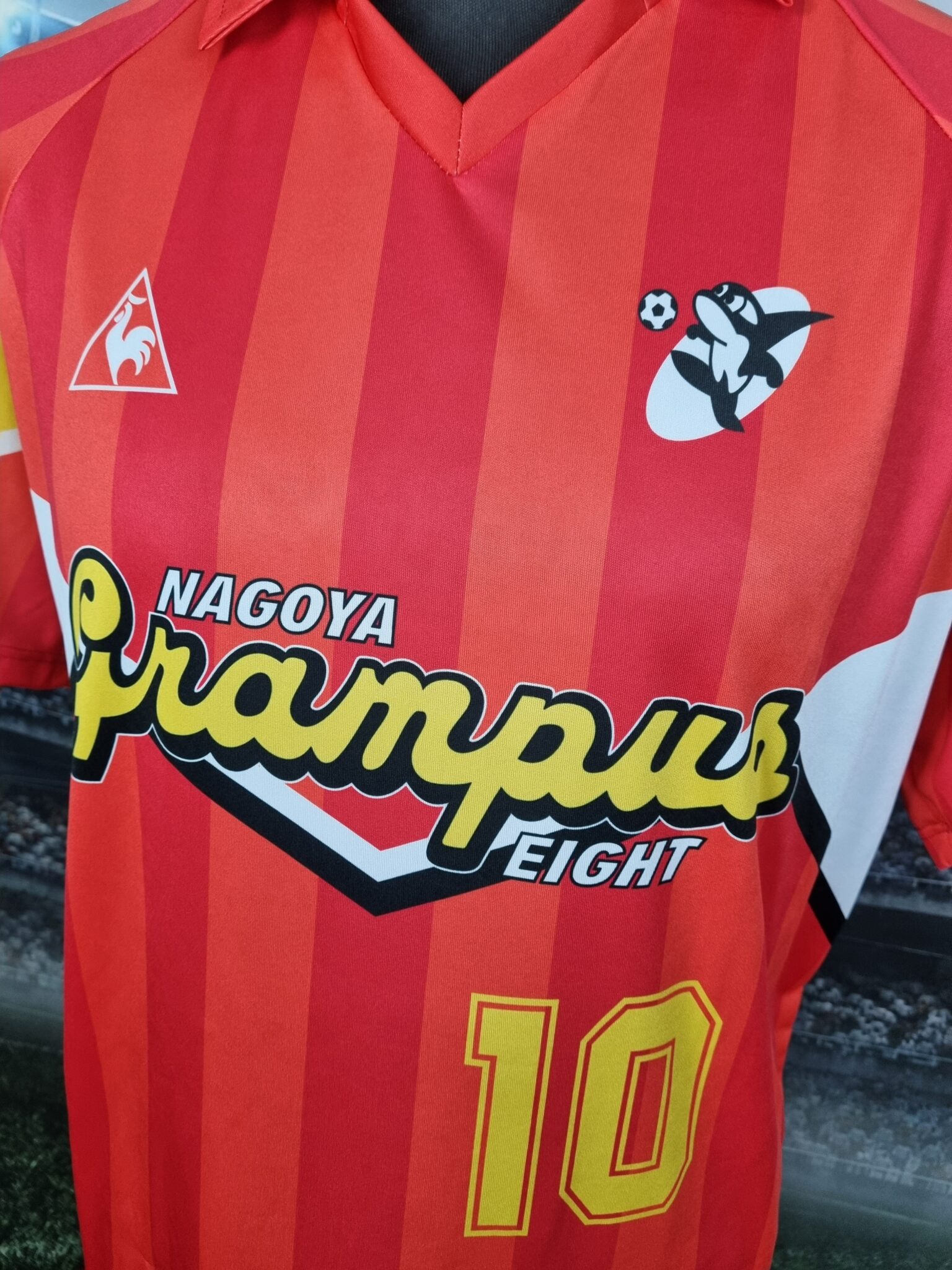 Nagoya Grampus Eight 1992/1994 Home Football Shirt Lineker #10 Japan England Soccer Jersey - Sport Club Memories
