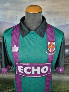 Lincoln City Away Football Shirt 1994/1995 Retro Jersey Soccer England "Echo" - Sport Club Memories