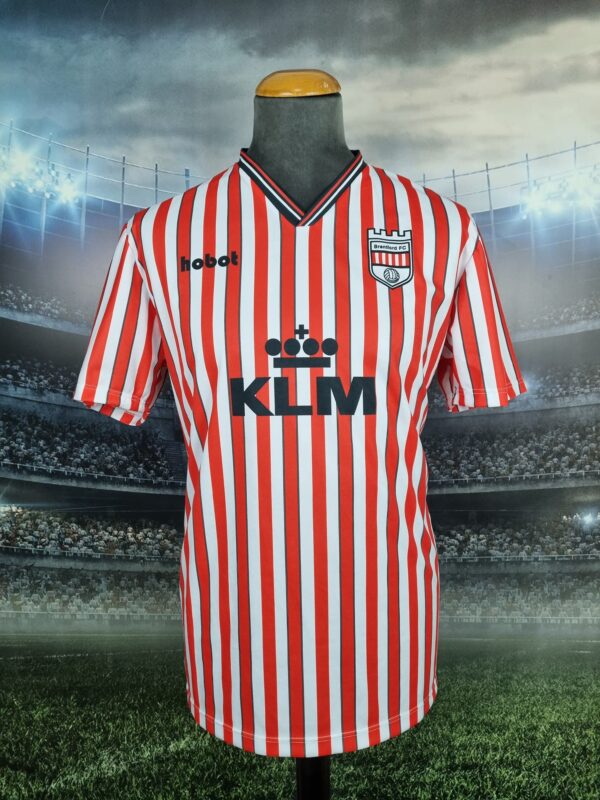 Brentford Home Football Shirt 1988/1989 Retro Jersey England "KLM" - Sport Club Memories