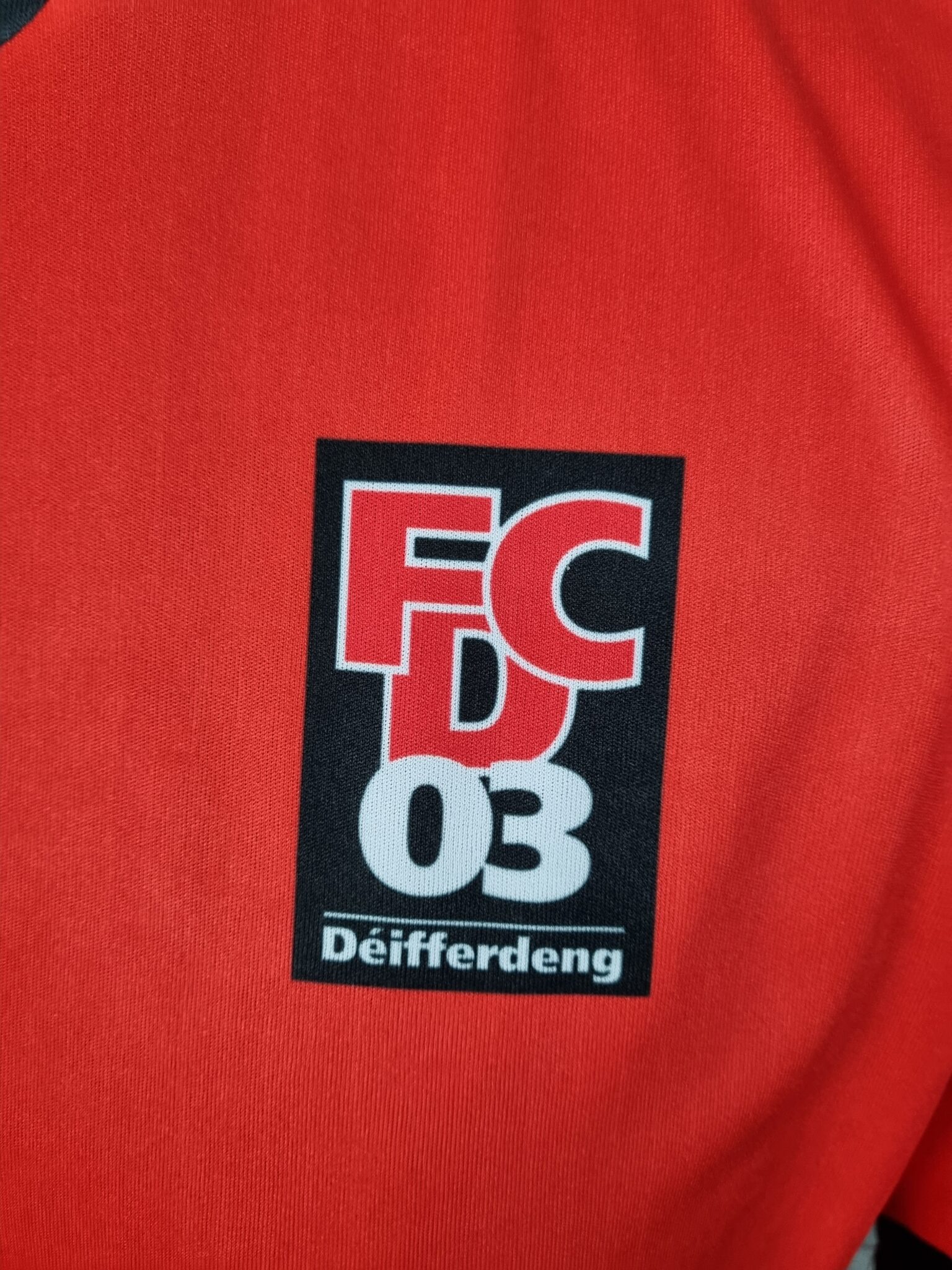 FC Differdange 03 Football Jersey 2017/2018 #15 Malouda France Luxembourg Shirt Maillot - Sport Club Memories