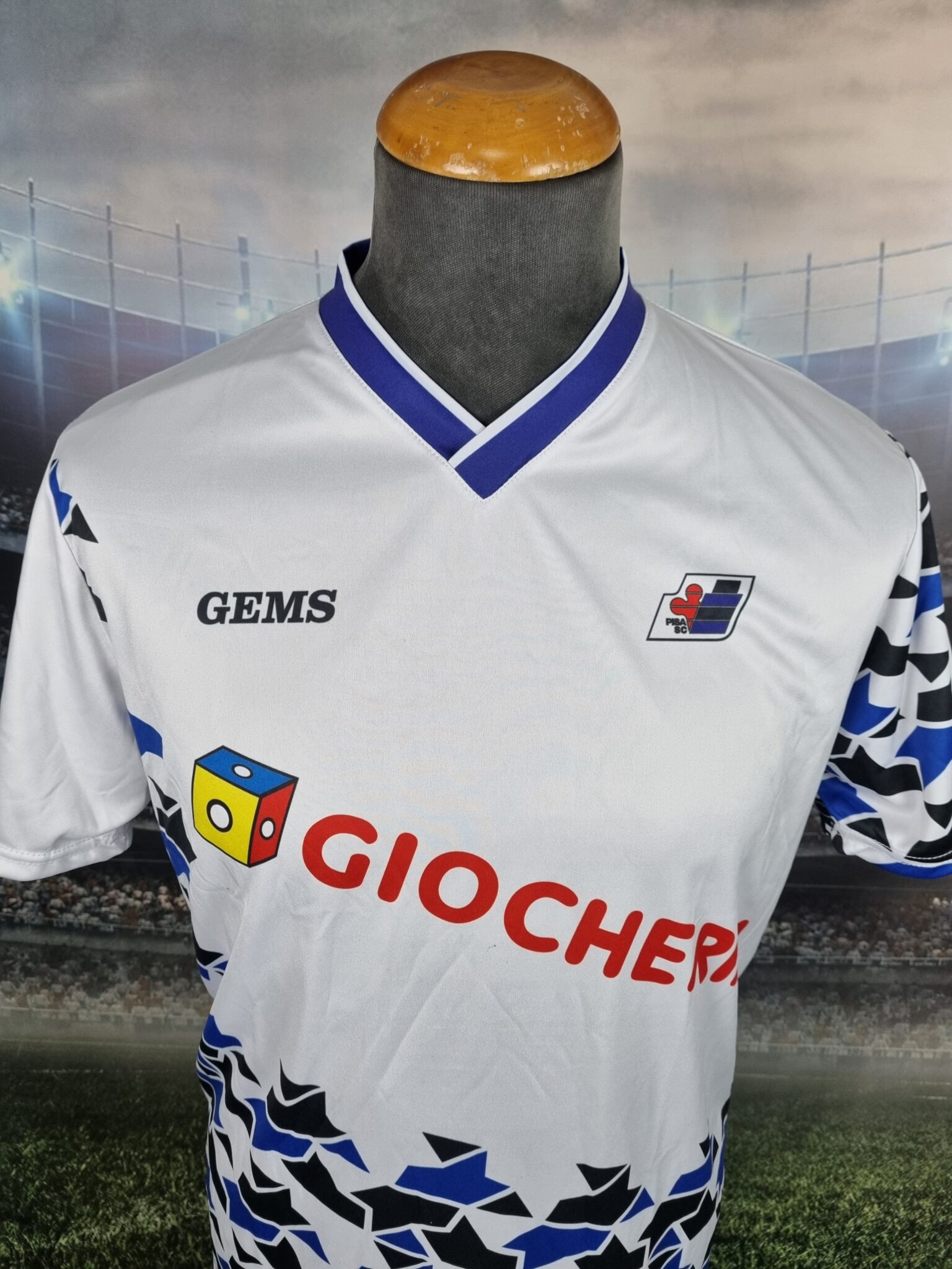 SC Pisa 1909 Home Maglia Calcio 1990/1991 Vintage Jersey Retro Shirt Italy - Sport Club Memories