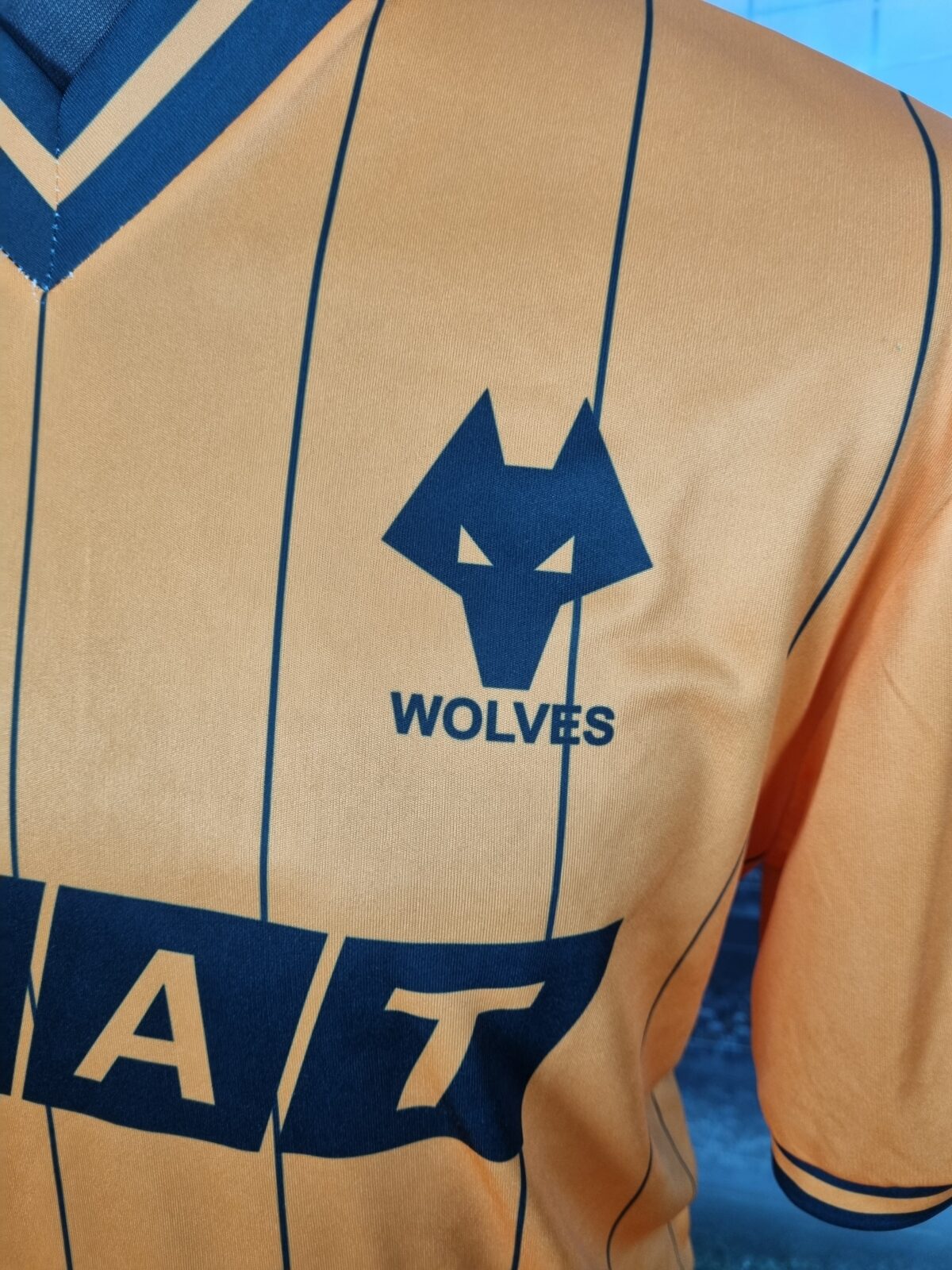 Wolverhampton Wanderers Special Football Shirt Home 1985 Retro Jersey England "FIAT" - Sport Club Memories