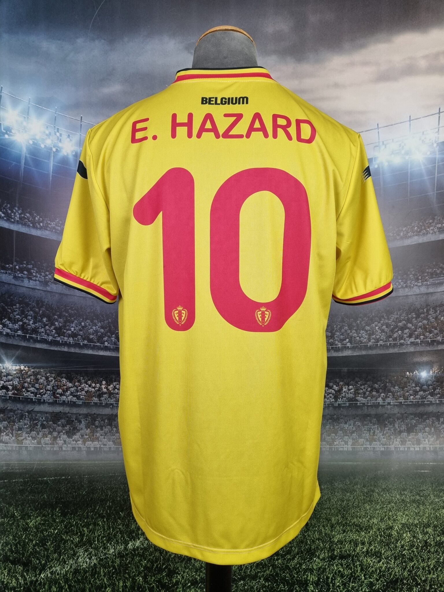Belgium National Team 3rd Football Jersey 2014 World Cup Retro Shirt #10 Hazard - Sport Club Memories