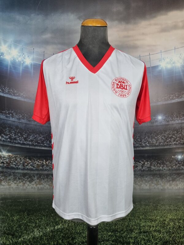 Denmark National Team Away Football Jersey 1984 European Championship Retro Shirt - Sport Club Memories