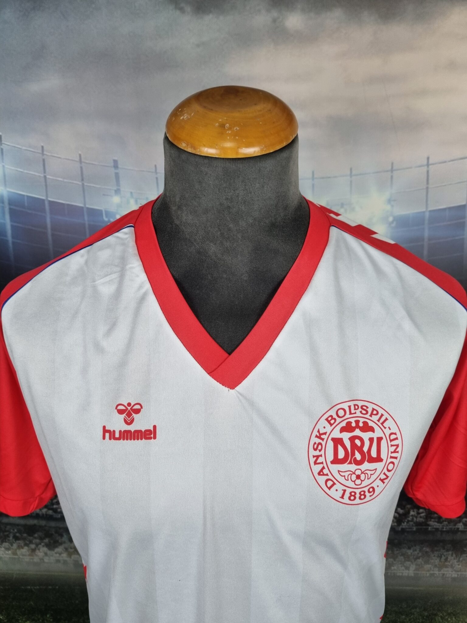 Denmark National Team Away Football Jersey 1984 European Championship Retro Shirt - Sport Club Memories