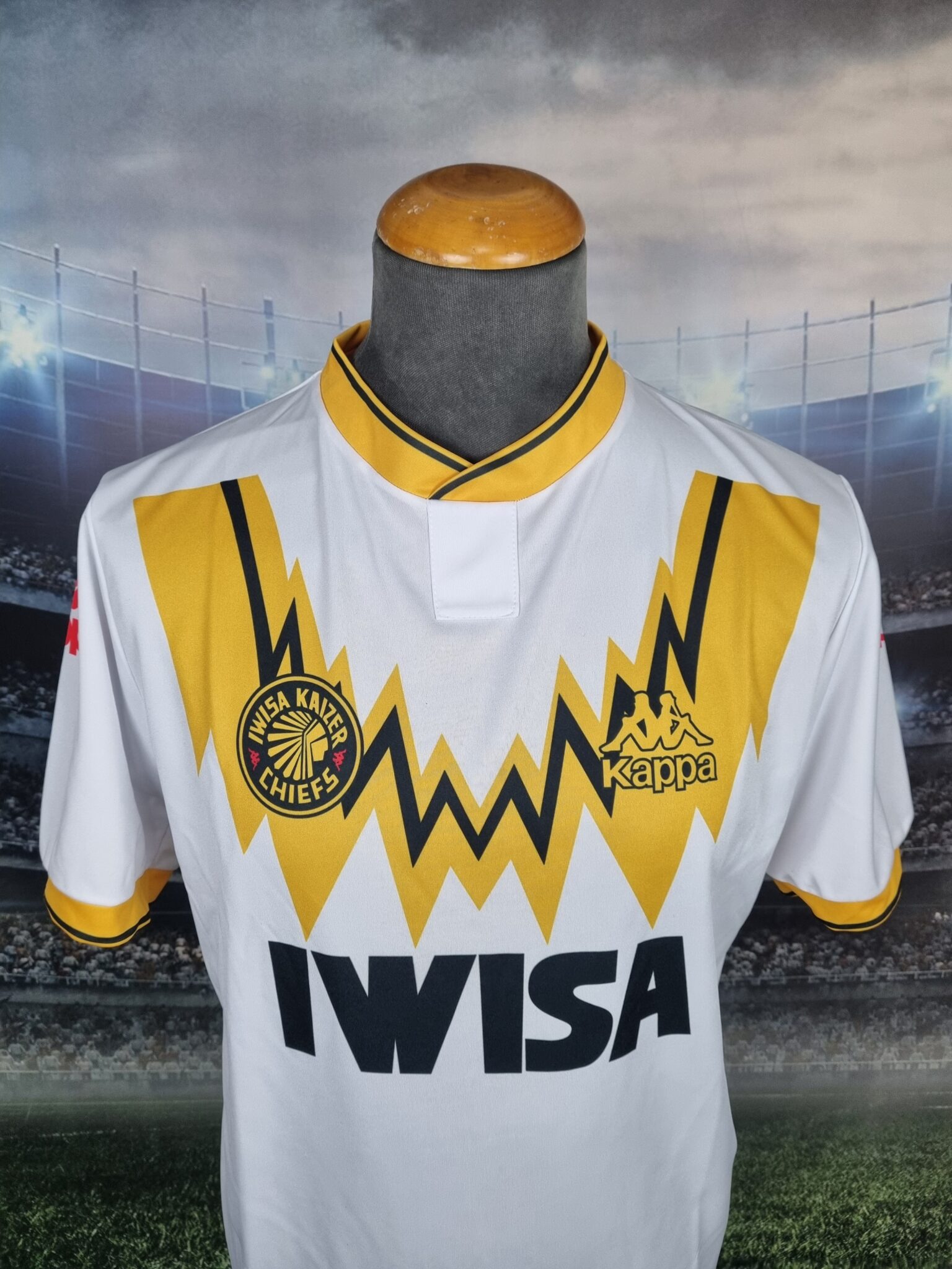 Kaizer Chiefs Home Football Shirt 1992/1994 Retro Soccer Jersey South Africa Away - Sport Club Memories