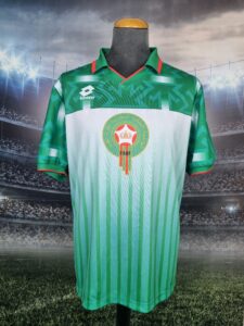 Morocco National Team Football Jersey Retro 1994 Away Atlas Lions - Sport Club Memories
