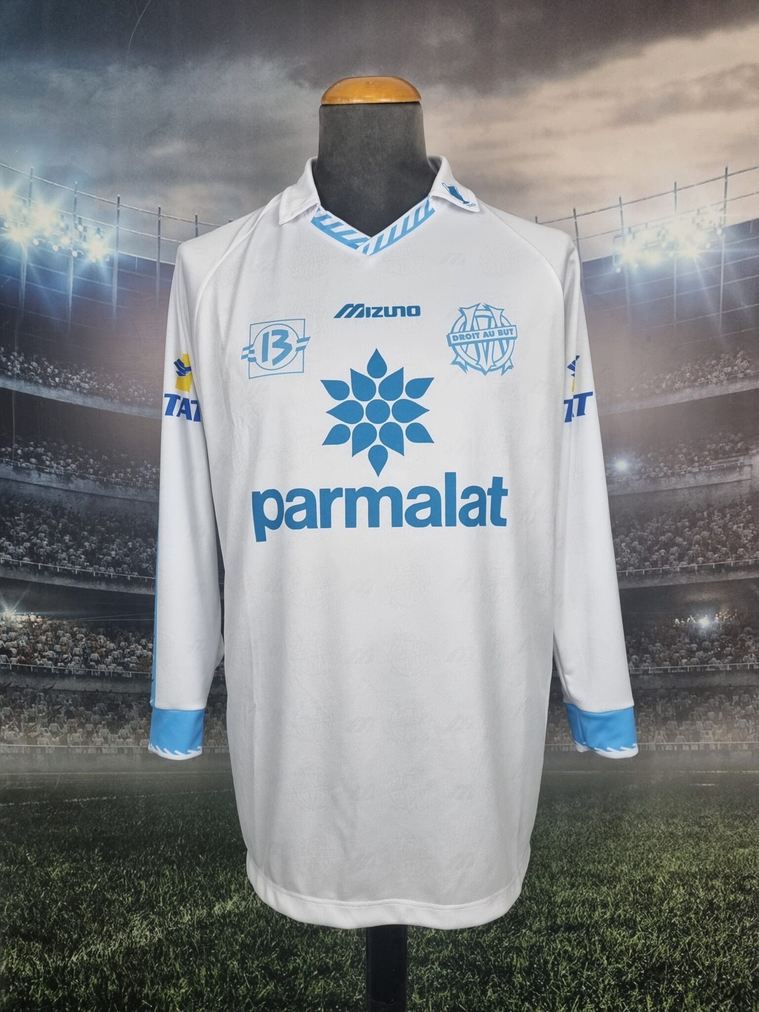 Olympique Marseille 1995/1996 Home Football Shirt Vintage Maillot Retro Jersey France - Sport Club Memories