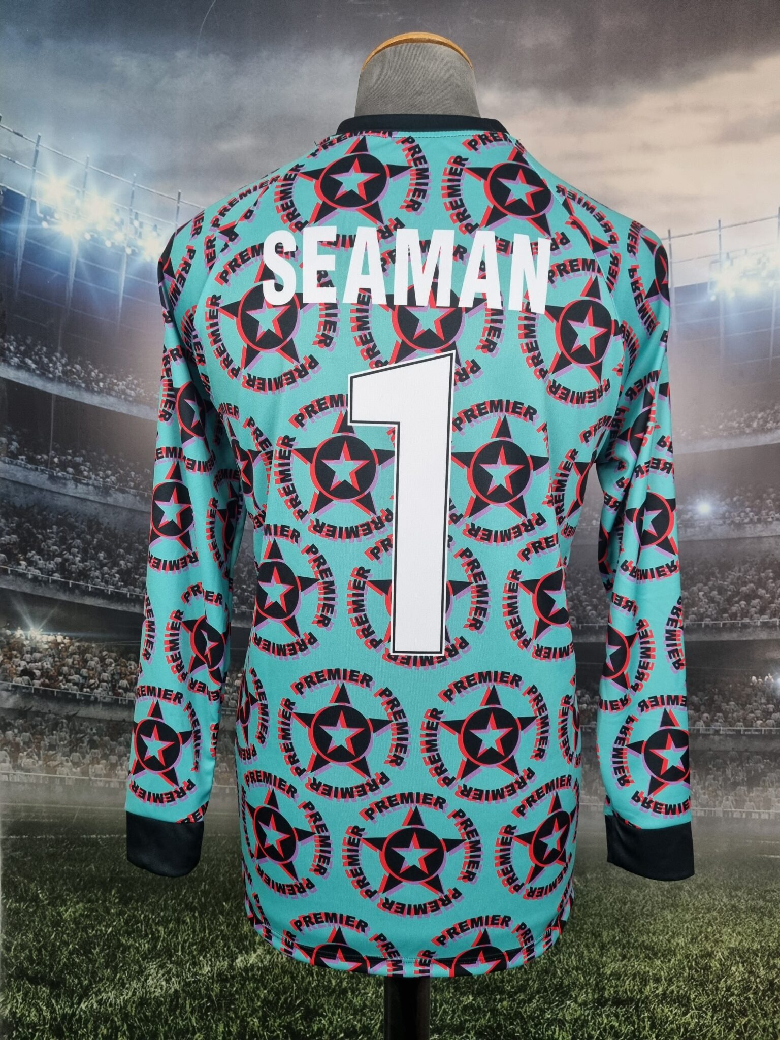 Arsenal Goalkeeper Jersey 1994/1995 Seamen #1 : The Gunners - Sport Club Memories