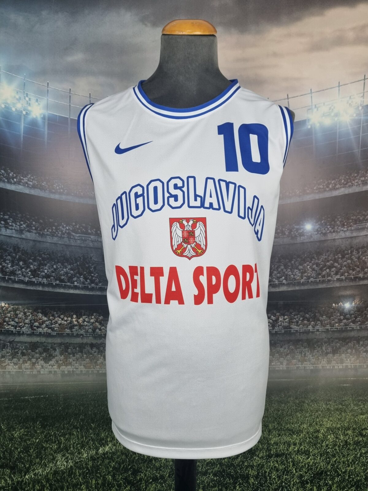 Yugoslavia Basketball Jersey 1997 European Championship Jugoslavija Dres Away - Sport Club Memories