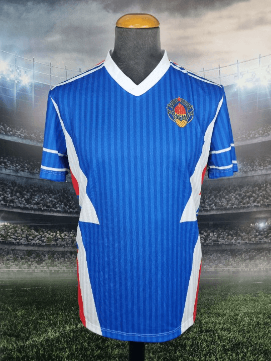 Vintage Yugoslavia Adidas Jersey 1990 Home Shirt World Cup Italy Dres Maglia - Sport Club Memories