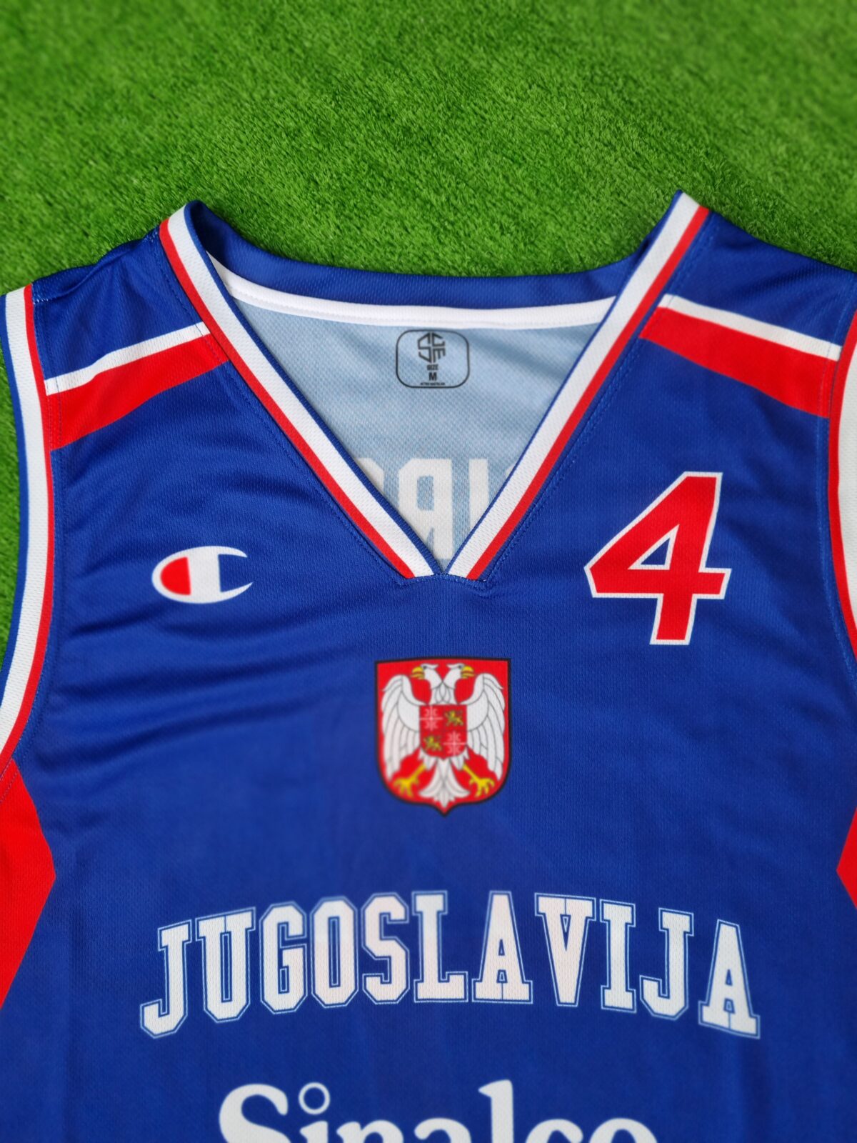 Yugoslavia Basketball Jersey Retro World Cup 2002 USA Jugoslavija Dres Srbija Home - Sport Club Memories