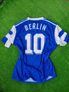 Hertha BSC 1992/1993 Home Trikot Vintage Germany Retro Jersey Football Shirt - Sport Club Memories