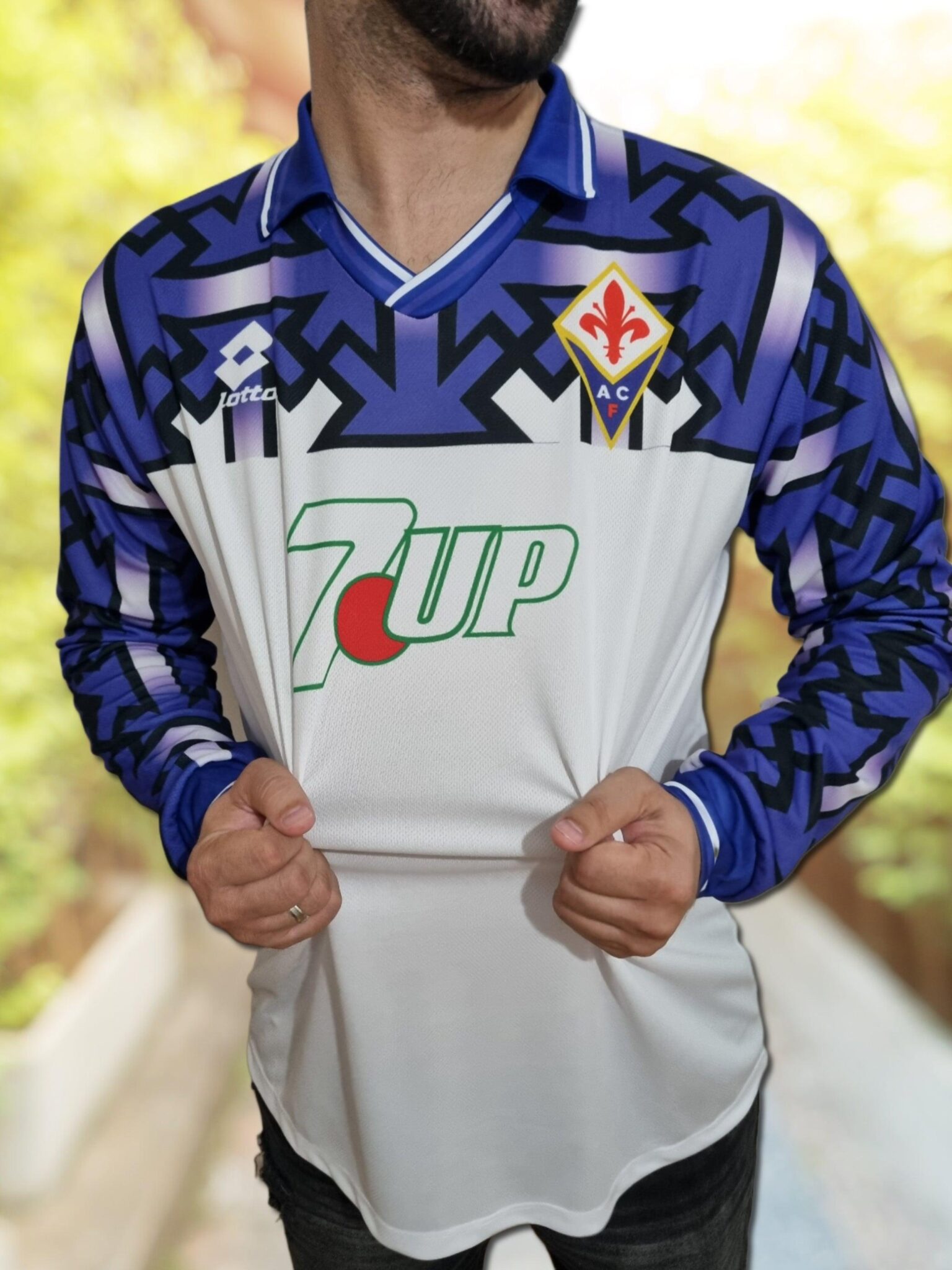 AFC Fiorentina Calcio Away Maglia 1992/1993 Jersey Retro Shirt Italy Viola - Sport Club Memories