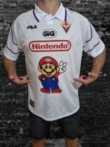 AFC Fiorentina Calcio Away Maglia 1997/1998 Special Jersey Retro Shirt Italy Super Mario Viola - Sport Club Memories