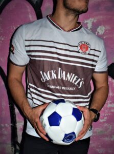 FC St. Pauli Home Football Jersey 1997/1998 Trikot Germny Retro Shirt Fussball Jack Daniels - Sport Club Memories