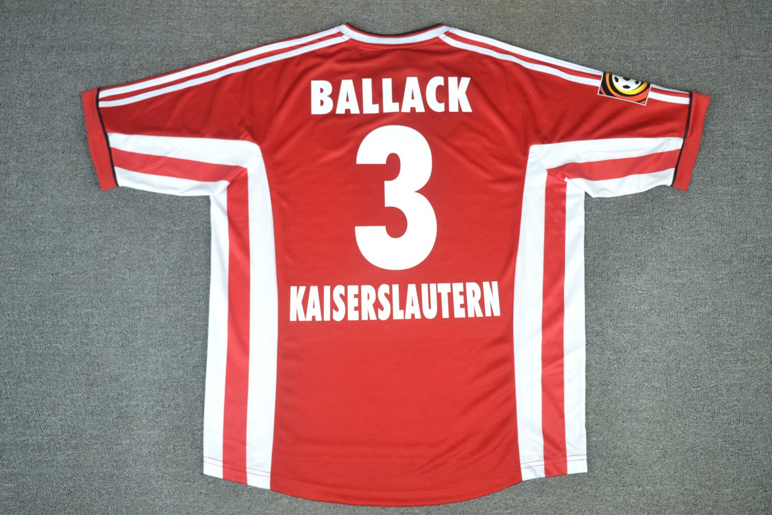 Kaiserslautern Home Trikot 1998/1999 #3 Ballack Retro Jersey Germany Vintage Shirt - Sport Club Memories