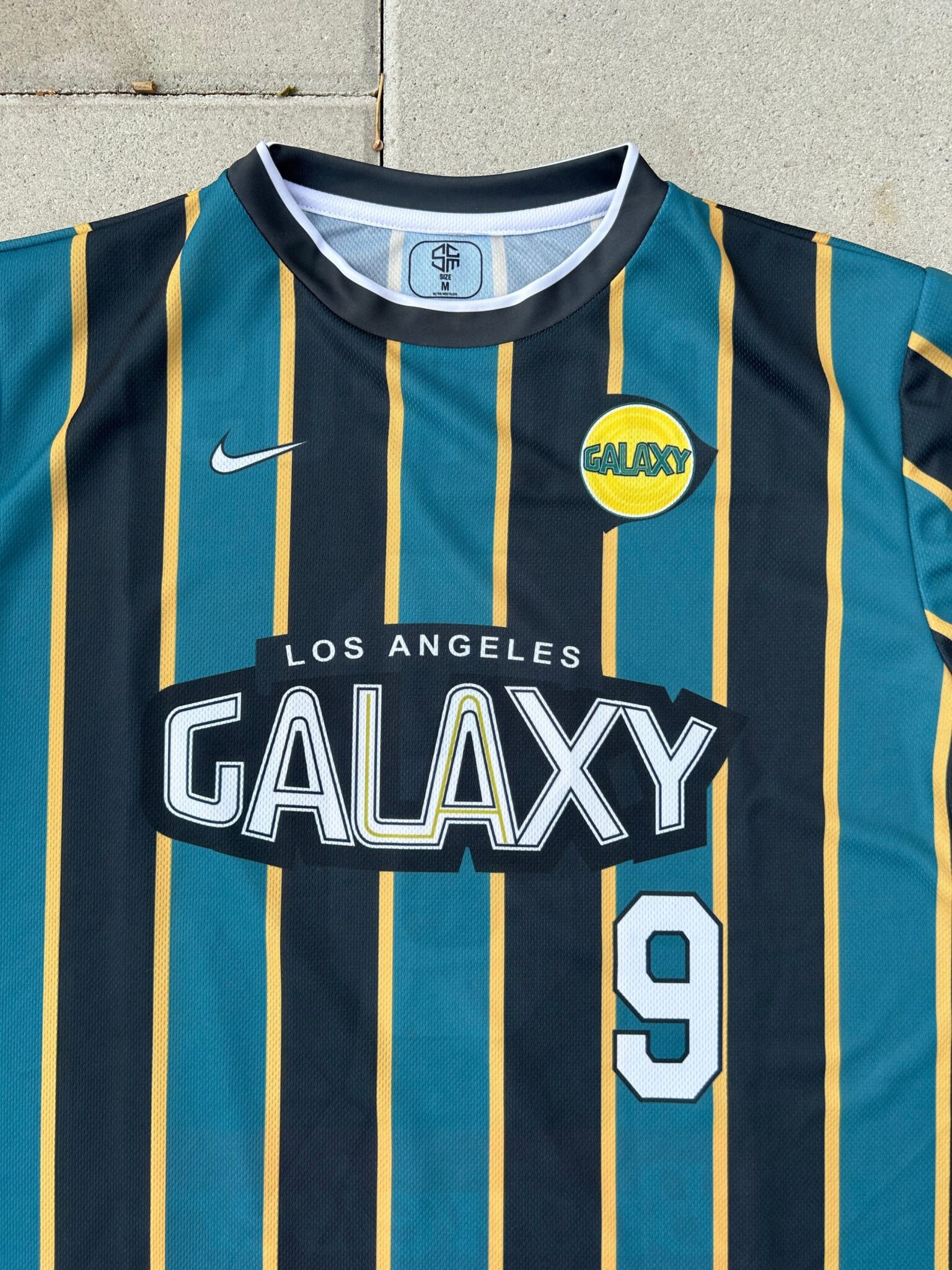 Los Angeles Galaxy 1997/1998 Retro Jersey Soccer LA Shirt MLS Football #9 Campos - Sport Club Memories