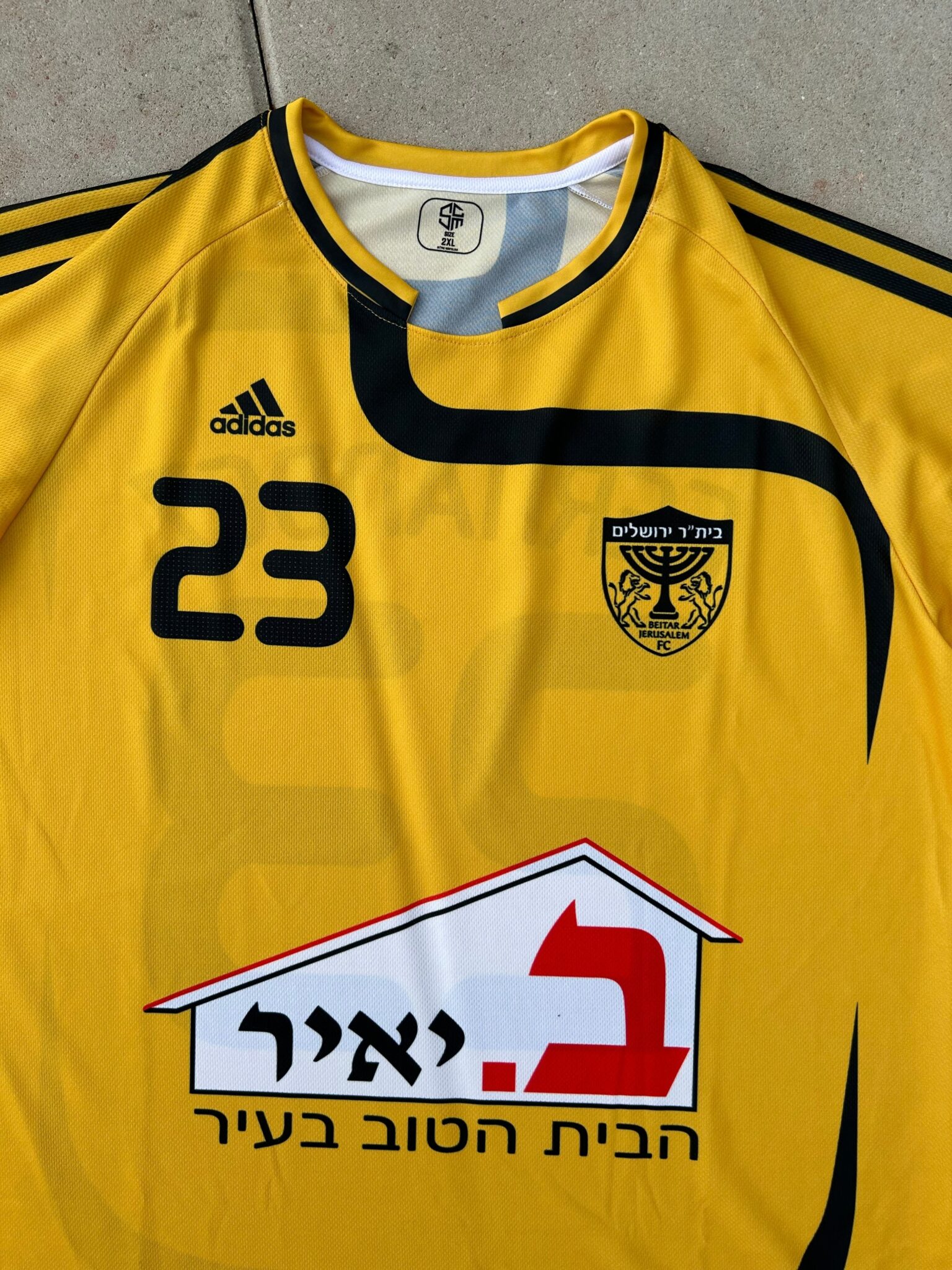 Beitar Jerusalem Football Shirt 2008/2009 Israel Retro Jersey Vintage Soccer Europe ביתר ירושלים - Sport Club Memories