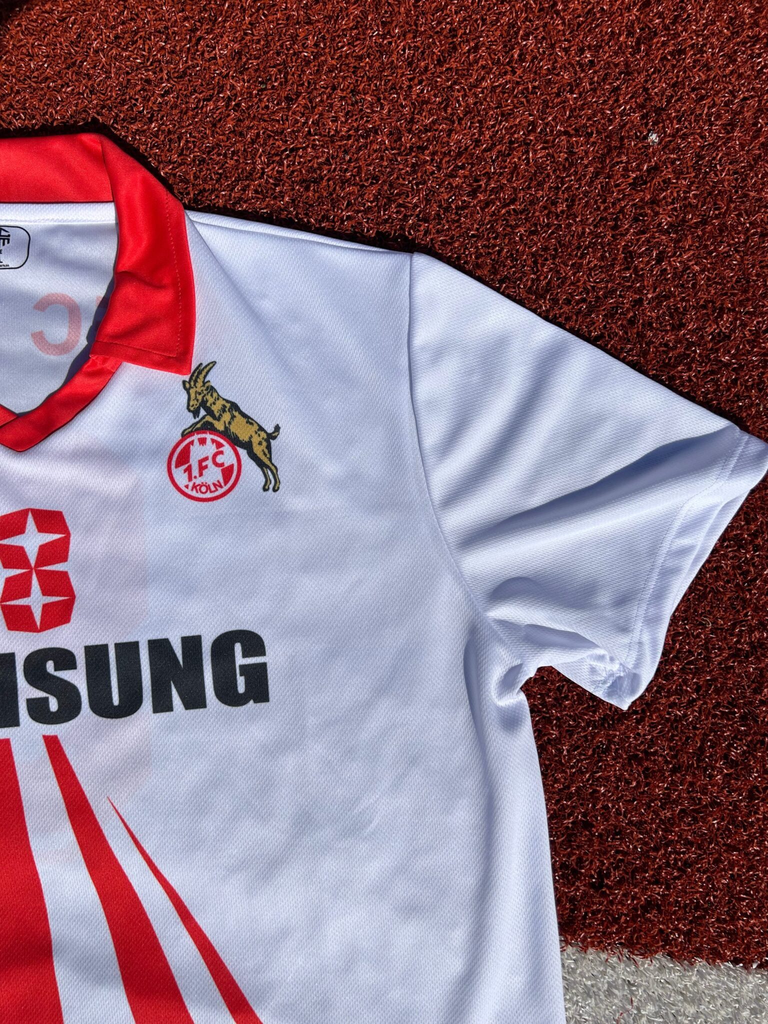 1. FC Köln Cologne Trikot 1990/1991 Heim Retro VTG Jersey Germany Bundesliga "Samsung" - Sport Club Memories