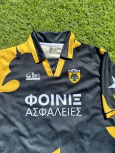 AEK Athens Home Football Jersey 1994/1995 Champions League : " Δικέφαλος " - Sport Club Memories