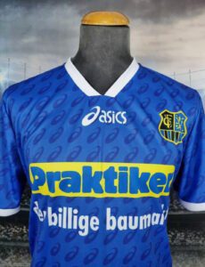 1.FC Saarbrücken home jersey 1997/98 "Praktiker" Vintage Retro - Sport Club Memories