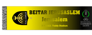 Beitar Jerusalem Football Scarf vs PAKO Thessaloniki UEFA Europa Conference League Qualifiers Gift - Sport Club Memories