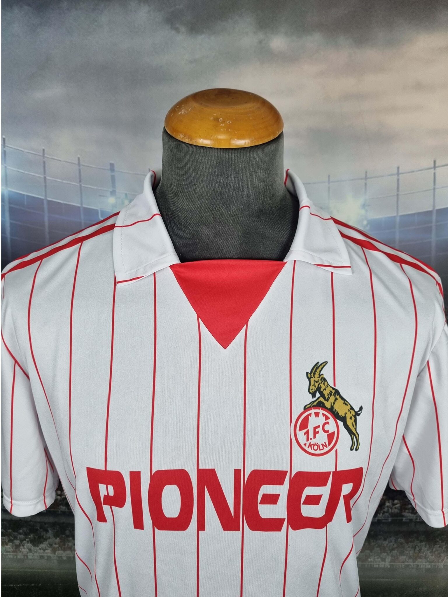 1. FC Köln Cologne Trikot 1981/1982 Heim Pioneer #9 Dieter Müller Remake VTG Jersey - Sport Club Memories