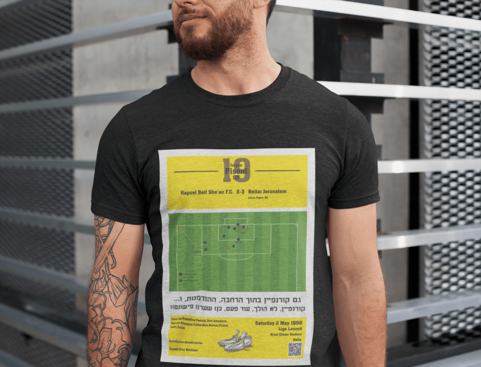 Beitar Jerusalem 1998 Goal For Championship Wall Art Poster Print Gift Idea Fans T Shirt - Sport Club Memories