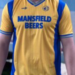 Mansfield Town Home Football Shirt 1989/1990 Retro Jersey Soccer England