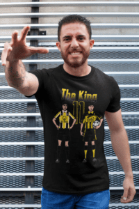 Beitar Jerusalem Fans T-Shirt Gift Idea :The King Shirt - Sport Club Memories