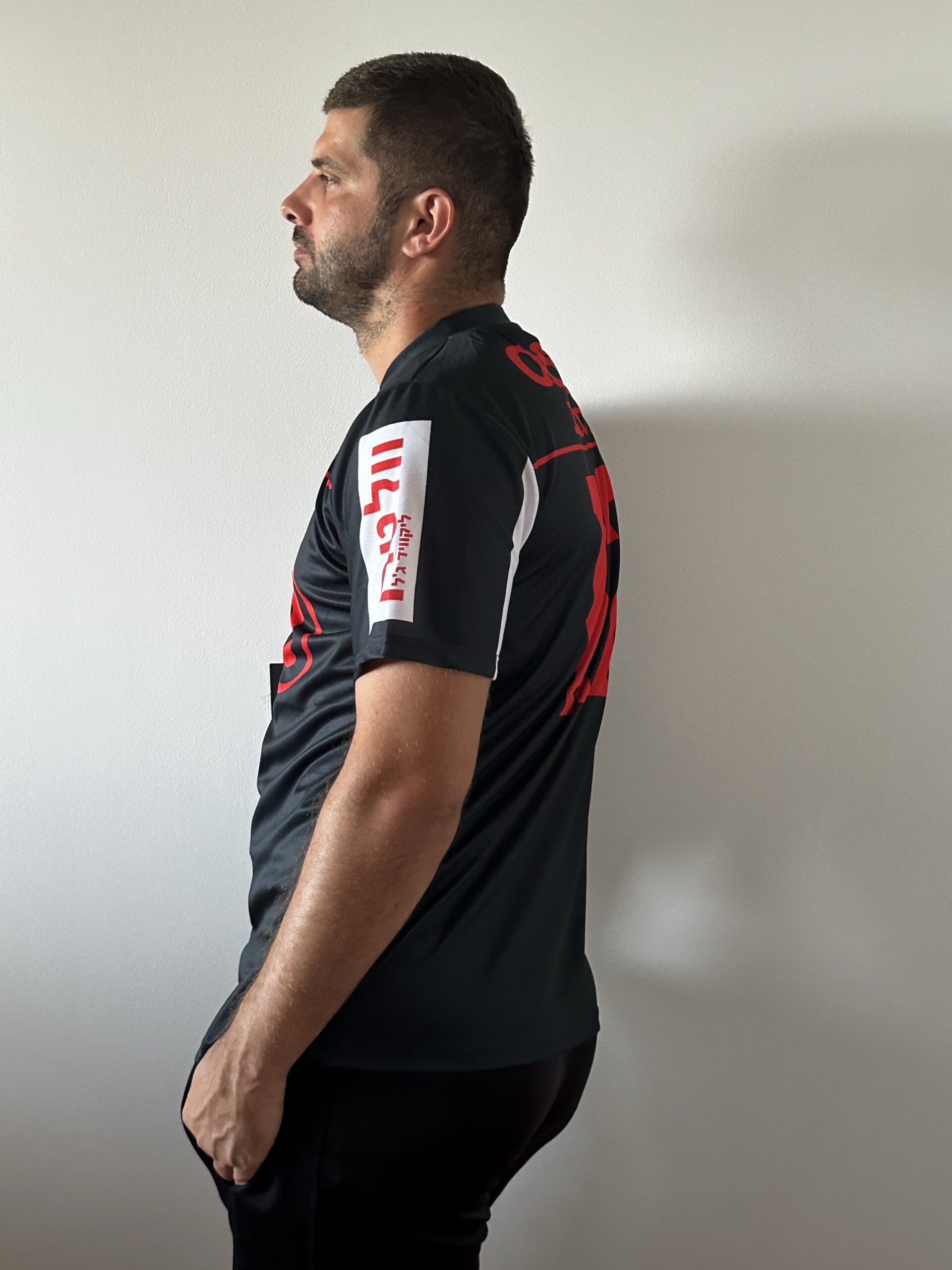 thumbnail image 2 of Hapoel Tel Aviv FC Israel Soccer T-Shirt – Unisex Graphic Tee, Adult Sizes, Brand New With Tags 2 of 6